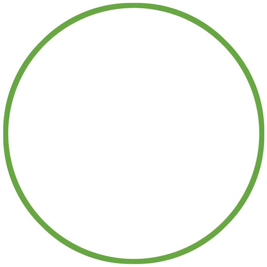 Χούλα-Χουπ 70cm - Φ 19mm - 280gr, Πράσινο Χούλα-Χουπ 70cm - Φ 19mm - 280gr, Πράσινο